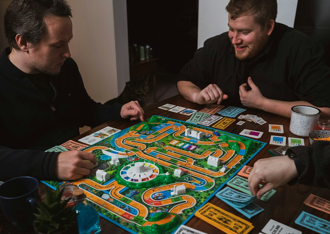 restored vintage board game